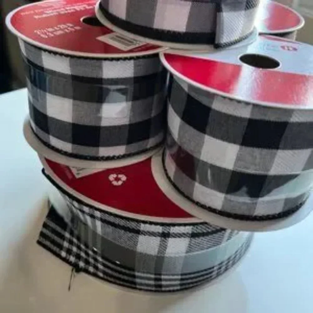 Wired Fabric Ribbon‎ (1 jumbo roll / 4 standard rolls) (NEW) (p/s)